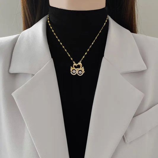 Collar Heart Swan