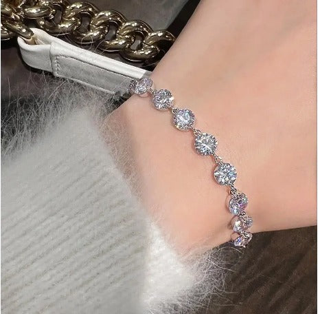 Pulsera de Zirconita Brillante