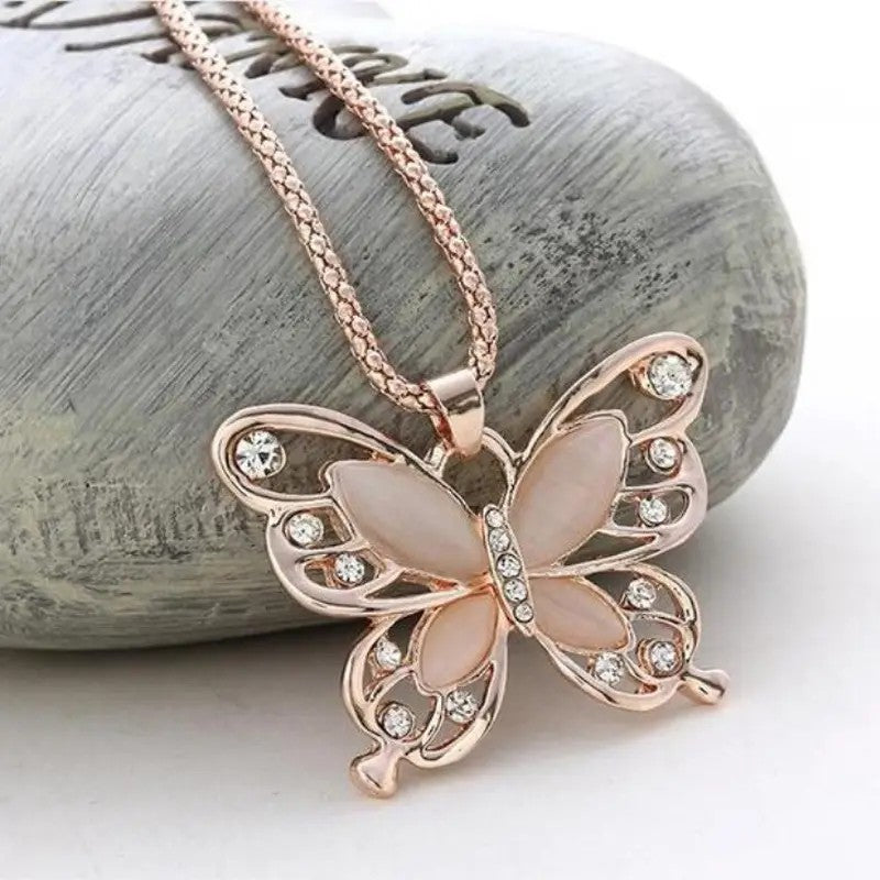 Collar Mariposa Rose Gold